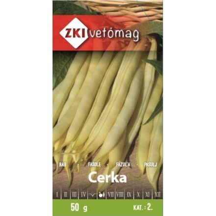 Vetőmag ZKI 2 Bokorbab - Cerka 45gr