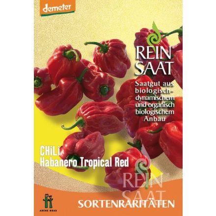 Vetőmag REIN SAAT Chili paprika - Habanero Tropical Red Bio Dinamikus cca. 20 db