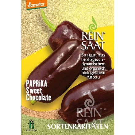 Vetőmag REIN SAAT Paprika - Sweet Chocolate Bio Dinamikus cca. 30 db